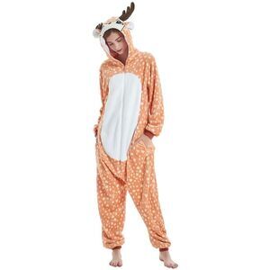 7393 Unisex Adult Cosplay Animal Onesie Halloween Costume Christmas One